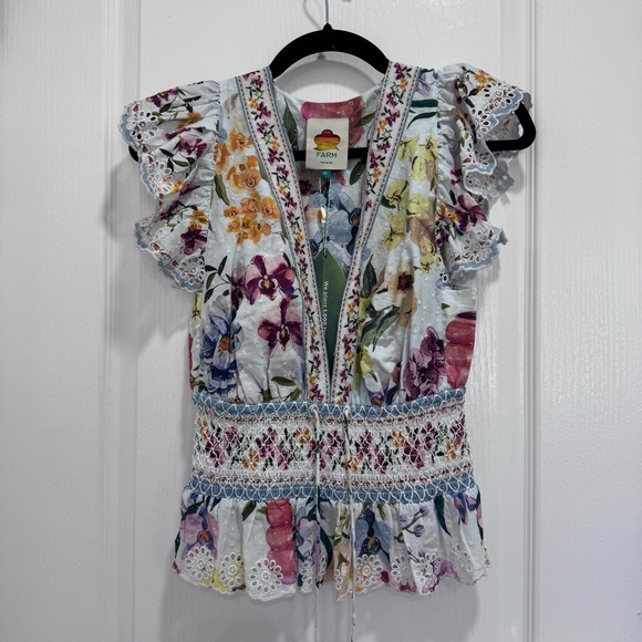 FARM Rio Greek Garden Blouse - Picture 5 of 10